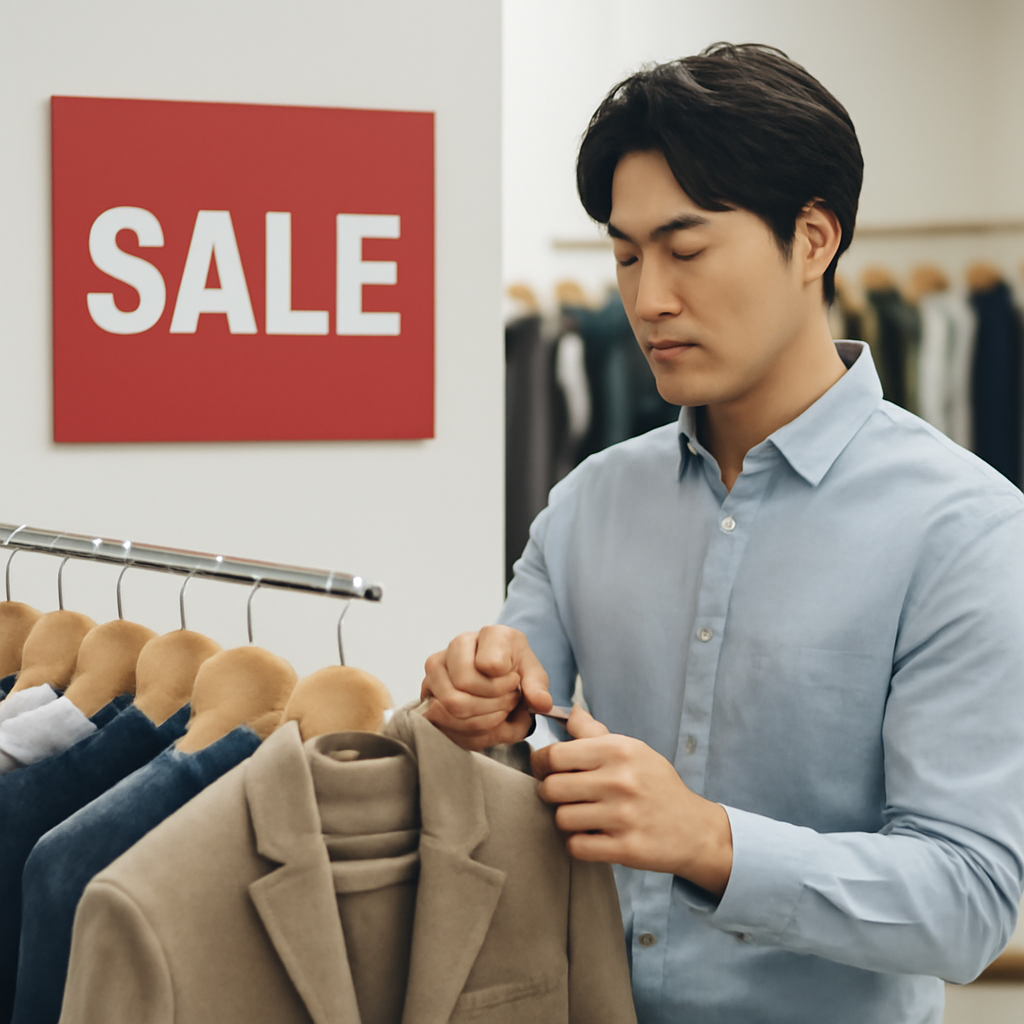 남성의류세일 대표 이미지